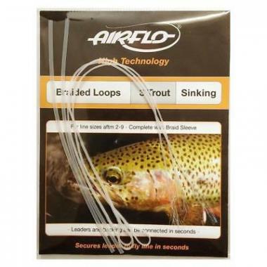 AIRFLO Петли для шнуров Braided Loops Salmon 13.6kg