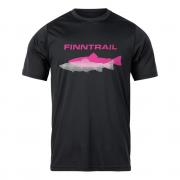 FINNTRAIL Футболка Shadow Fish 6706 #Black Pink