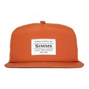 SIMMS Кепка Unstructured Flat Brim Cap #Simms Orange