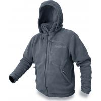 KOLA SALMON  Куртка на разъемной молнии с капюшоном Polartec Classic 200 HOOD#charcoal