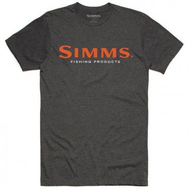 SIMMS Футболка Logo T-Shirt #Charcoal Heather