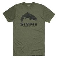 SIMMS Футболка Wood Trout Fill T-Shirt #Military Heather
